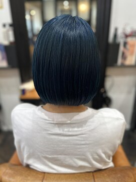 アバーブ ギンザ(Above Ginza) 20代30代40代50代◎ブリーチカラー/ディープブルー