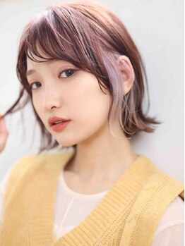 リヴアニバース(LIV ANNIBIRTH.)の写真/【透明感×艶髪デザイン】で流行りのトレンドカラーへ―。周りと差がつくスタイルであなたの魅力もUP♪