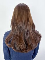 アイティー バイ アルバム 中野店(IT by ALBUM)&nbsp;似合わせカットフェミニンロングマロンベージュ_ba538471