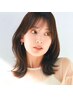 【髪質改善Lv.★★☆】カット+フルカラー（白髪染め可）+2STEPトリートメント