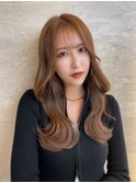 ♪イメチェン外ハネボブ美髪ワイドバングレイヤー韓国ヘア池袋