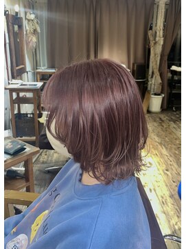 カリラ(CAOLILA) pinkbeige×layercut