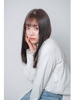 ルフュージュ バイ プロデュース 相模大野店(Refuge by Produce)&nbsp;チョコレートブラウン/レイヤーカット/ストレートロング