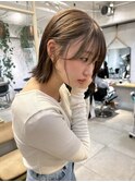 乾かすだけでキマる髪/ナチュラルグレージュボブ