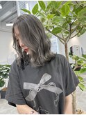 透け感グレー