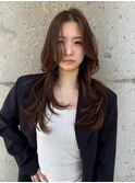 韓国レイヤー/くびれレイヤー/顔周りレイヤー/ロング