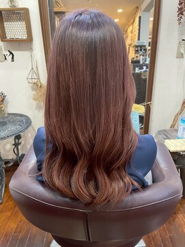 美容室 メザミー MESAMIES 大人可愛いアプリコットオレンジ*くびれ*20代30代