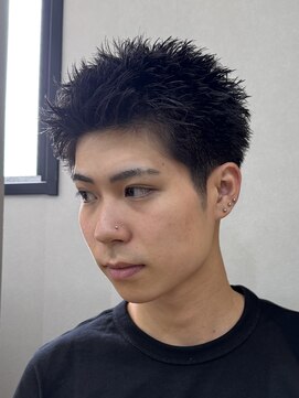 スタンド 博多(STAND) スパイキーショート/短髪パーマ/ピンパーマ