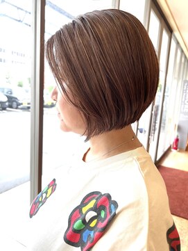 シンク 豊中店(sync) ボブカット/ハイライト/白髪ぼかし