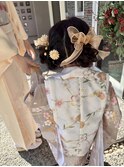 キッズヘアセット七五三着付け子供カットお団子ツイン