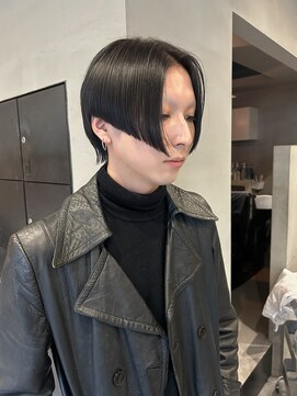 ヘアー アイス ルーチェ(HAIR ICI LUCE) デザインショート/前下がりショート/メンズカット/太田