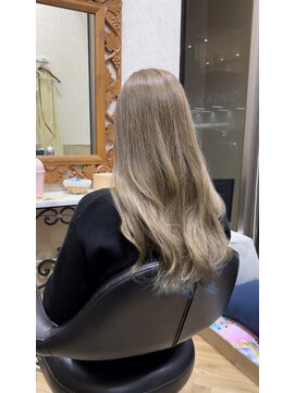 ヘアーナチュレ ラ フルール(HAIR NATURE La Fleur) ☆ミルクティ×エンドカラー☆