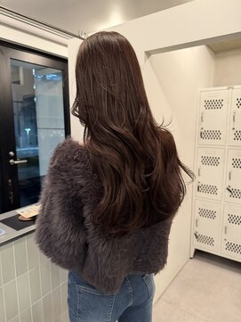 アンフェインド02(UNFEIGNED 02) イメチェン/ピンクベージュ/アンブレラカラー/前髪/伏見