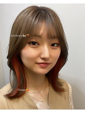 リトロボ(ritrovo) オレンジイヤリングカラー