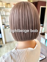 ヘアーリゾートサロン リチェット(Hair Resort Salon Ricetto)&nbsp;light beige bob