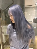ヲタク 渋谷 代官山 恵比寿(wotaku.) ラベンダーアッシュハイトーンブルーラベンダートリプルカラー