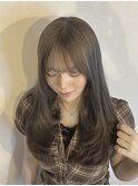 レイヤーカット/グレージュ/ケアブリーチ/ハイトーン/岐阜大垣