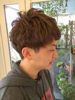 ヘアーメイク リーティ ウメガオカ(HAIR MAKE REATY UMEGAOKA)&nbsp;トップにパーマ　さわやかショートヘア