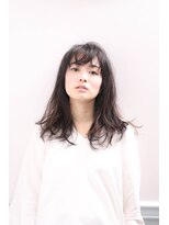 リノ ヘアー デザイン 河原町三条(Lino Hair Design)&nbsp;こなれ女子のラフ感ミディアムスタイル【河原町三条】