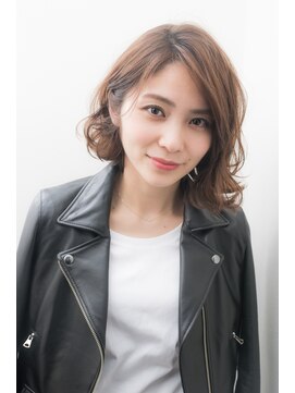 ソワリー 栄(THOiRY) THOiRY栄【ソワリー】　つやつやカールセミロングby前田