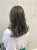 大人可愛いマロンベージュカラー ゆるふわロング