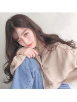 インビテーション(invitation)&nbsp;【invitation】シースルーバング×透明感アプリエカラー＠マイコ