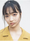でこぼこポニーテールアレンジ「横浜/縮毛矯正/髪質改善」