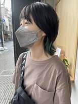 ミー(mii)&nbsp;【mii】ウルフインナーカラーグリーン