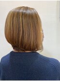 前下がりボブ