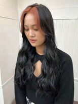 ピープスアンドスー 表参道 渋谷(Peeps&Suu.)&nbsp;インナーカラー フェイスフレーミング イヤリングカラー ピンク