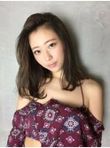 大人可愛い/ショコラアッシュ/ヘルシースタイル/ふんわりカール