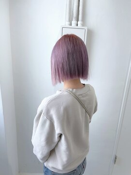 ミュー(Mu) 色落ちも楽しめるピンクパープル