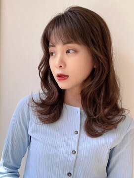 ハニーシブヤ(HONEY shibuya) 大人可愛い20代30代40代小顔くびれレイヤー×ショコラベージュ