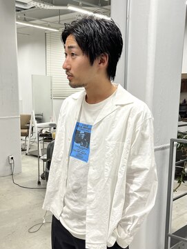 ヘアー アイス 御器所本店(HAIR ICI) 20代30代40代メンズアップバング清潔感爽やかビジカジ