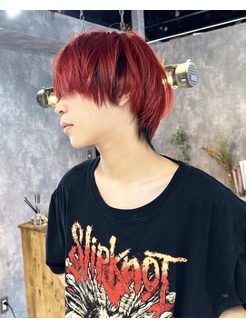 イコ(.ico) red × black design.