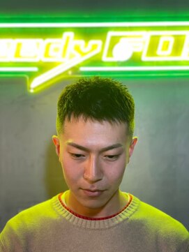 グリーディーフォックス 三軒茶屋(GreedyFOX) 波巻き/マッシュパーマ/ウルフ/ハイライト<理容室>三軒茶屋