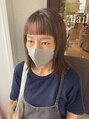 ヘアーアンドネイル マニッシュ(hair&nail Manish)&nbsp;外ハネがかわいいミディアム♪オン眉が断然おすすめ！