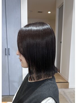 コレット 宇都宮(collet Gigi) 前髪/マチルダボブ/ピンクベージュ/インナーグレージュ/ボブ