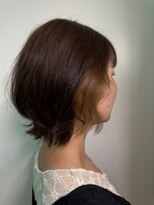 ヘアジーナ(Hair Jina) ☆外ハネボブ ベージュイヤリングカラー☆