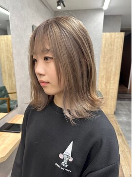 リベストバイジェービー 稲毛(li best. byjb) イメチェン/ハッシュカット/フルバング/レッドブラウン【稲毛】