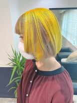 イリ 梅田(ili) イエロー×ベージュ 【アンブレラーカラー】