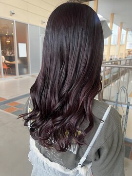 エイム ヘアメイク 横川店(eim HAIR MAKE) ボルドーカラー