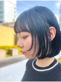 ちょい個性的ウルフボブ/ミニボブ/レイヤー/フェイスレイヤー