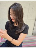 レイヤーカットセミロング