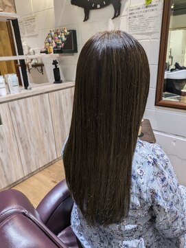 チアー ヘアリラクゼーション(cheer HAIRRELAXATION) グリーンカラー