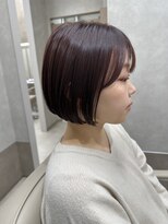 エレノア 熊本(Eleanor)&nbsp;ミニボブ/ぷつっと/大人ピンクブラウン