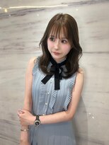 エヌ 大阪梅田店(enu)&nbsp;【大阪梅田】オリーブベージュ×韓国風くびれ巻き