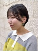 マッシュショート　顔まわりカット　京都美容室　進詩織