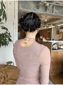 個性派ツインヘアセット