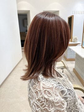 シュヴー 浦安店(CHEVEUX) 【浦安】ピンクベージュ/髪質改善/ボブ/ミディアム/30代/40代